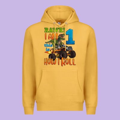 Rawr I Am One This Is How I Roll Premium Hoodie Designed By Artiststas
