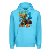 Ocean Blue rawr i am one this is how i roll Premium Hoodie - Artiststas