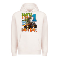 Pale Pink rawr i am one this is how i roll Premium Hoodie - Artiststas