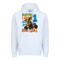 White rawr i am one this is how i roll Premium Hoodie - Artiststas