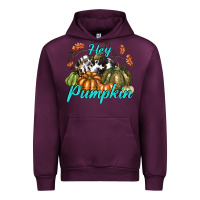 Mauve Wine Hey Pumpkin Urban Hoodie - texasbilliewilder
