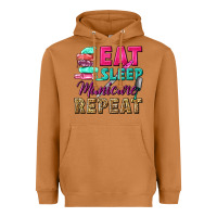 Meerkat eat sleep manicure repeat Heavyweight Hoodie - NancyCooperArtShop