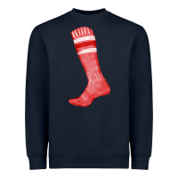 Navy red sock fa element Heavyweight Sweatshirt - FaDigitalArtStudio