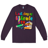 Plum last day of fourth grade Long Sleeve Tee - Artiststas