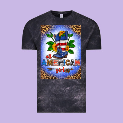 All American Girl Air Freshener Vintage Tee Designed By Hra Design Shop