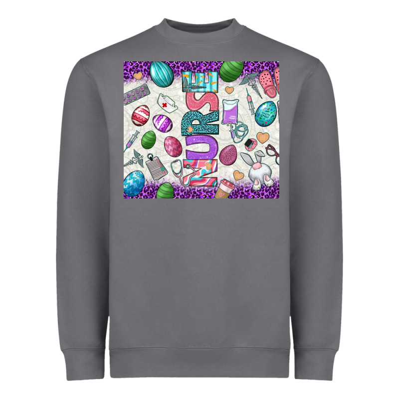 Easter Nurse Tumbler Easter Day Heavyweight Sweatshirt by Neo Western | Teevron