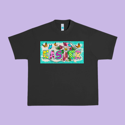 Easter Cross License Plate Template Urban Heavy Tee Designed By Barkaloodesign