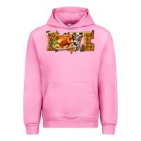 Fuchsia Pink Love with Turkey Urban Hoodie - texasbilliewilder
