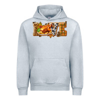 Heather Grey Love with Turkey Urban Hoodie - texasbilliewilder
