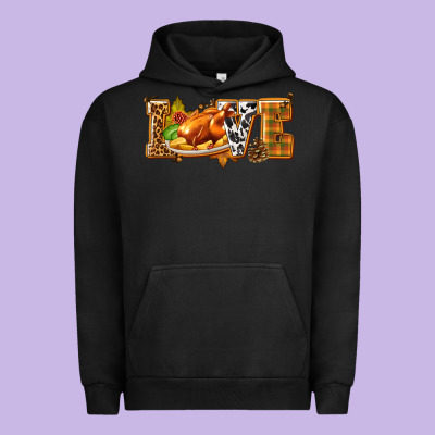 Love With Turkey Urban Hoodie Designed By Texasbilliewilder
