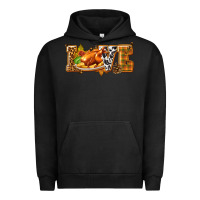 Pigment Black Love with Turkey Urban Hoodie - texasbilliewilder