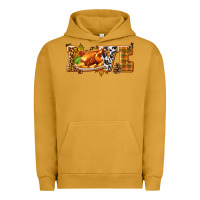 Pigment Peanut Butter Love with Turkey Urban Hoodie - texasbilliewilder