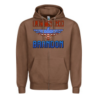 Chestnut let's go brandon thunderbird Zipper Hoodie - Jasminsmagicworld