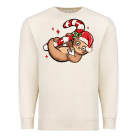 Sandshell cute christmas sloth Premium Sweatshirt - MaliasSmallBusiness