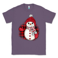 Lavender christmas snowman Classic Tee - JahusDesignShop