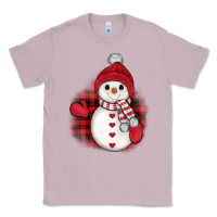 Lilac christmas snowman Classic Tee - JahusDesignShop