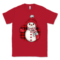 Red christmas snowman Classic Tee - JahusDesignShop