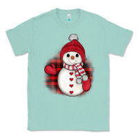 Seafoam christmas snowman Classic Tee - JahusDesignShop