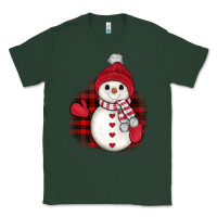 Sports Green christmas snowman Classic Tee - JahusDesignShop