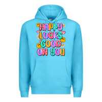 Ocean Blue happy looks good on you Premium Hoodie - Artiststas