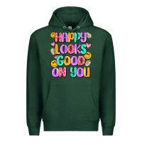 Sports Green happy looks good on you Premium Hoodie - Artiststas