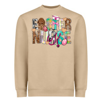 Mushroom Easter Nurse Easter Day Heavyweight Sweatshirt - Neo Western