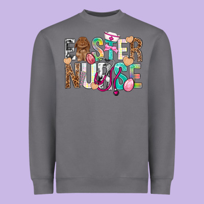 Easter Nurse Easter Day Heavyweight Sweatshirt Designed By Neo Western
