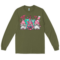Army Green nurse gnomes Long Sleeve Tee - Jasminsmagicworld