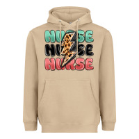 Mushroom nurse leopard lightning bolt Heavyweight Hoodie - MaliasSmallBusiness