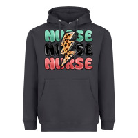 Smoke nurse leopard lightning bolt Heavyweight Hoodie - MaliasSmallBusiness