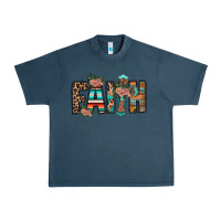 Midnight Navy faith Urban Heavy Tee - RacoonDesign