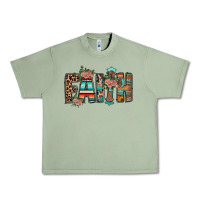 Oil Green faith Urban Heavy Tee - RacoonDesign