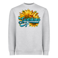 Heather Grey sunshine Heavyweight Sweatshirt - HRA Design Shop