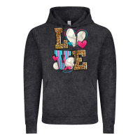 Vintage Black love volleyball Vintage Hoodie - Zillion Design Studio