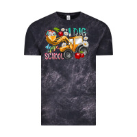 Cloud Black i dig 100 days of school Vintage Tee - RacoonDesign