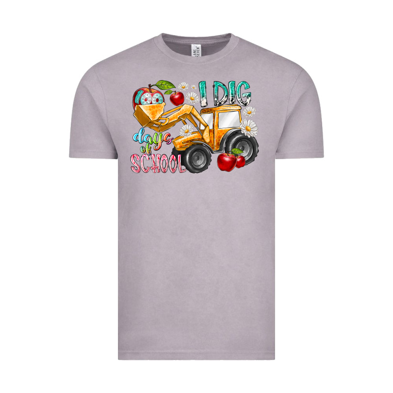 I Dig 100 Days Of School Vintage Tee by RacoonDesign | Teevron