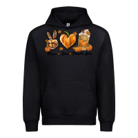 Black Peace Love Pumpkin Spice Urban Hoodie - texasbilliewilder