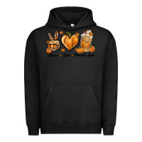 Pigment Black Peace Love Pumpkin Spice Urban Hoodie - texasbilliewilder