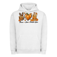 Pigment Lunar Rock Peace Love Pumpkin Spice Urban Hoodie - texasbilliewilder