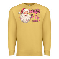 Antique Gold santa and co Premium Sweatshirt - MaliasSmallBusiness