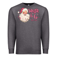 Charcoal Heather santa and co Premium Sweatshirt - MaliasSmallBusiness