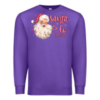 Purple santa and co Premium Sweatshirt - MaliasSmallBusiness