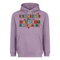 Lavender deck the halls and not your baby daddy Heavyweight Hoodie - MaliasSmallBusiness