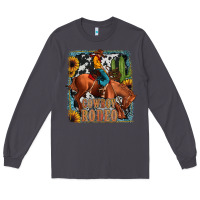Smoke cowboy rodeo Long Sleeve Tee - JahusDesignShop