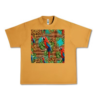 Peanut Butter macaw parrot seamless pattern Urban Heavy Tee - HRA Design Shop