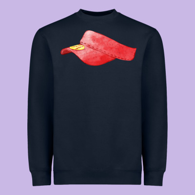 Red Softball Visor Fa Element Heavyweight Sweatshirt Designed By Fadigitalartstudio