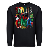 Black santas favorite cma nurse Premium Sweatshirt - MaliasSmallBusiness