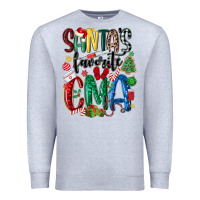 Heather Grey santas favorite cma nurse Premium Sweatshirt - MaliasSmallBusiness