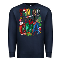 Navy santas favorite cma nurse Premium Sweatshirt - MaliasSmallBusiness