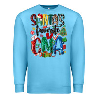 Ocean Blue santas favorite cma nurse Premium Sweatshirt - MaliasSmallBusiness